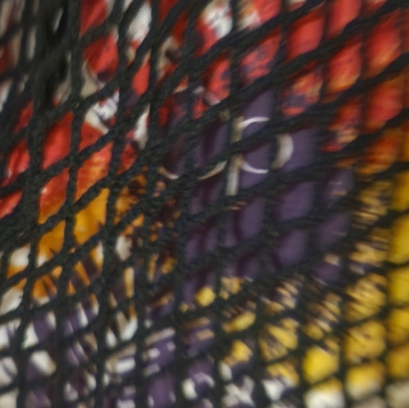 RETRO COASTAL VINTAGE OCEAN PACIFIC Mesh HOBO EUC - Picture 6 of 16